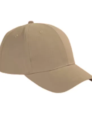 BX002 Big Accessories 6-Panel Brushed Twill Struct in Khaki