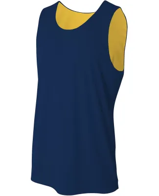 A4 Apparel N2375 Adult Performance Jump Reversible NAVY/ GOLD