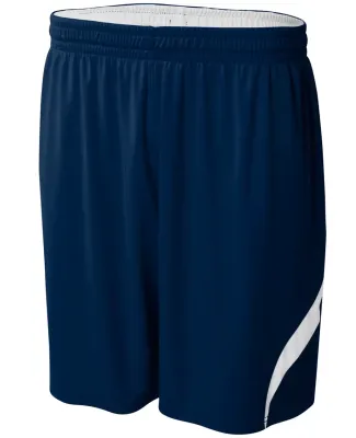 A4 Apparel N5364 Adult Performance Doubl/Double Re NAVY/ WHITE