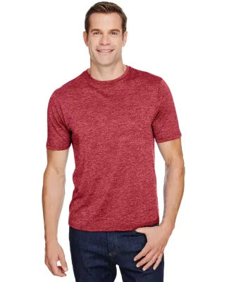 A4 Apparel N3010 Men's Tonal Space-Dye T-Shirt RED
