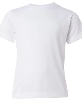 SubliVie 1210 Youth Polyester Sublimation Tee White