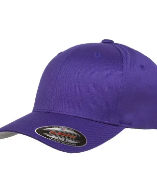 Yupoong Flexfit 6277 Wooly Combed Hat by Yupoong in Purple