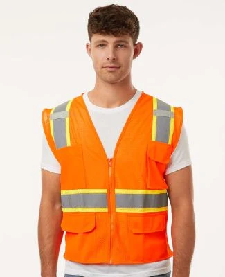 ML Kishigo 1195-1196 Ultra-Cool Multi Pocket Vest in Orange