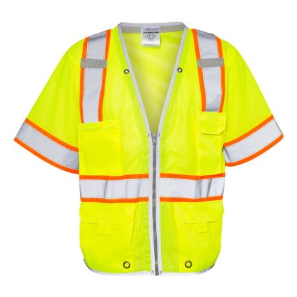 ML Kishigo 1550-1551 Premium Brilliant Series Heav in Lime