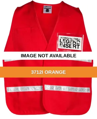ML Kishigo 3700 3700 Series Incident Command Vest 3712I Orange