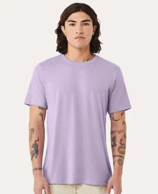 Bella Canvas 3413 Unisex Howard Tri-blend Wholesal in Dk lavender trbl