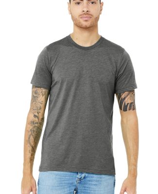 Bella Canvas 3413 Unisex Howard Tri-blend Wholesal in Grey triblend