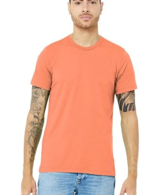 Bella Canvas 3413 Unisex Howard Tri-blend Wholesal in Orange triblend