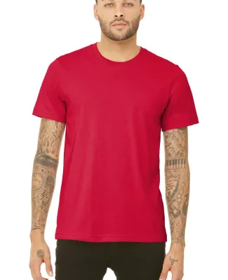 BELLA+CANVAS 3413 Unisex Howard Tri-blend T-shirt SOLID RED TRIBLN