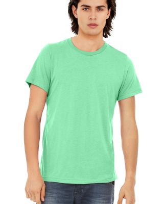 Bella Canvas 3413 Unisex Howard Tri-blend Wholesal in Mint triblend