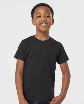 Tultex 265 - Youth Poly-Rich Blend Tee in Black
