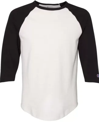 Champion Clothing CP75 Premium Fashion Baseball T- Chalk White/ Black
