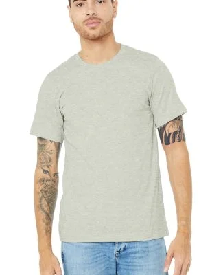 Bella + Canvas 3001CVC Unisex Short Sleeve Heather in Heather cement