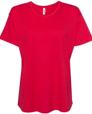 Next Level Apparel N1530 Ladies Ideal Flow T-Shirt in Red