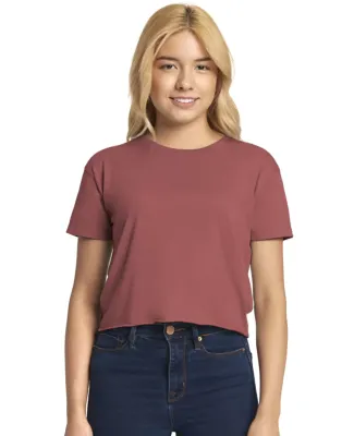 Next Level Apparel 5080 Festival Women's Cali Crop in Smoked paprika