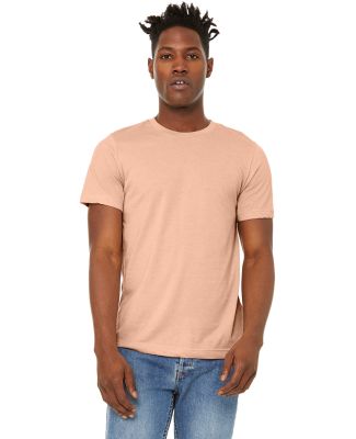 Bella + Canvas 3301 Unisex Sueded Tee in Heather peach