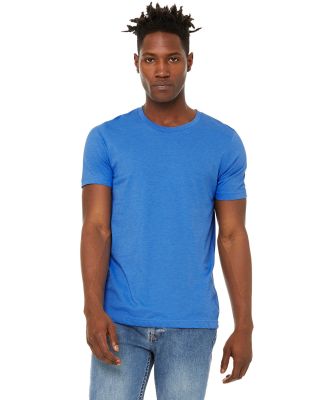 Bella + Canvas 3301 Unisex Sueded Tee in Hthr colum blue
