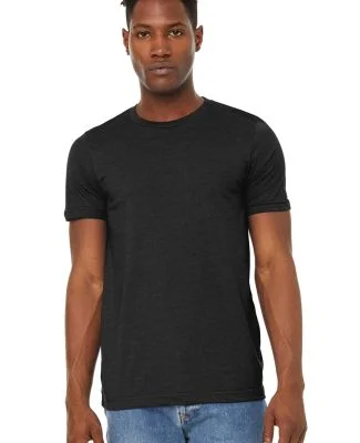Bella + Canvas 3301 Unisex Sueded Tee in Black heather