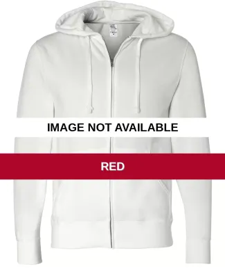 AFX4000Z Independent Trading Co. Full-Zip Hooded S Red