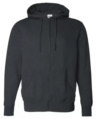 AFX4000Z Independent Trading Co. Full-Zip Hooded S Charcoal Heather