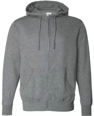 AFX4000Z Independent Trading Co. Full-Zip Hooded S Gunmetal Heather