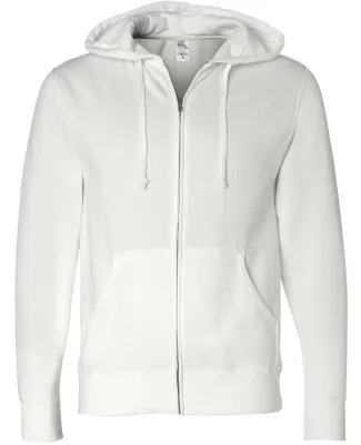 AFX4000Z Independent Trading Co. Full-Zip Hooded S White