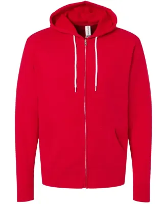 Independent Trading Co. - Unisex Full-Zip Hooded S Red
