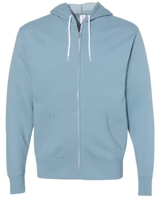 Independent Trading Co. - Unisex Full-Zip Hooded S Misty Blue