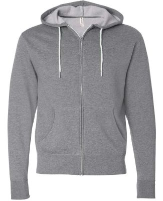Independent Trading Co. - Unisex Full-Zip Hooded S in Gunmetal heather