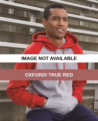 Russel Athletic 693HBM Dri Power® Colorblock Ragl Oxford/ True Red