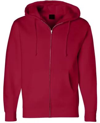Independent Trading Co. - Full-Zip Hooded Sweatshi Red