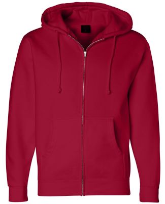 Independent Trading Co. - Full-Zip Hooded Sweatshi in Red