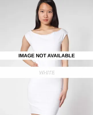 2386 American Apparel Womens Fine Jersey Tee Dress White