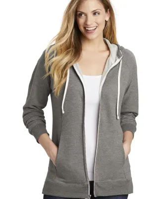 District Clothing DT456 District    Women's Perfec Grey Frost