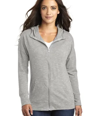 District Clothing DT665 District    Women's Medal  Light Grey