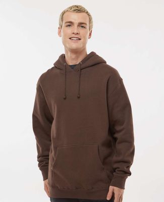 IND4000 Independent Trading Co. Heavyweight hoodie in Brown