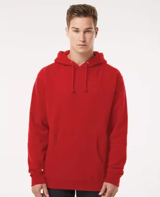 IND4000 Independent Trading Co. Heavyweight hoodie in Red