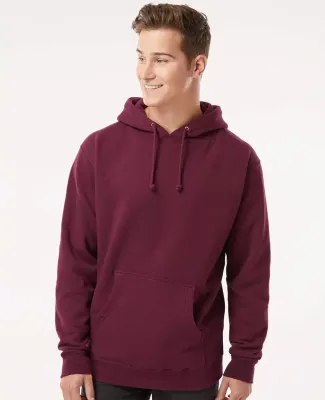 IND4000 Independent Trading Co. Heavyweight hoodie in Maroon