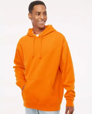IND4000 Independent Trading Co. Heavyweight hoodie Safety Orange