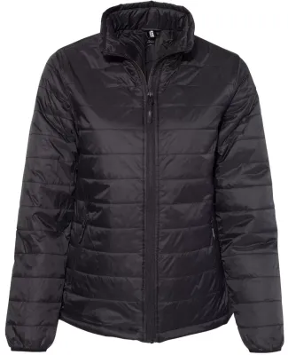 Independent Trading Co. EXP200PFZ Women's Puffer J Black