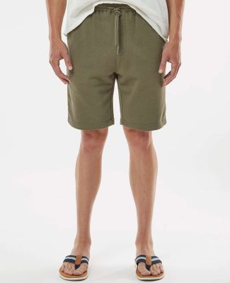 Independent Trading Co. IND20SRT Midweight Fleece  in Army