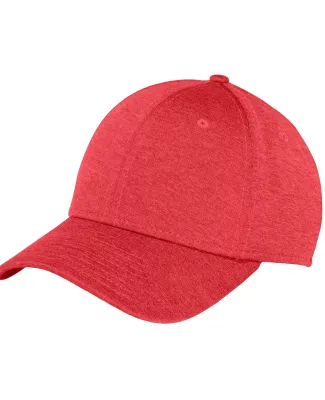 New Era NE703   Shadow Stretch Heather Cap Scarlet Sha He