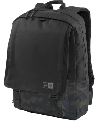 New Era NEB202   Legacy Backpack in Black/myth cam