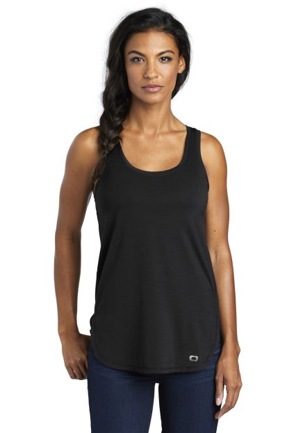 Ogio LOG801 OGIO  Ladies Luuma Tank in Blacktop