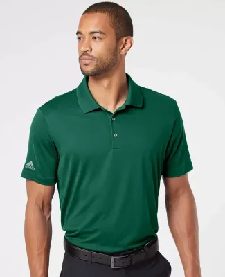 Adidas Golf Clothing A230 Performance Sport Polo Collegiate Green