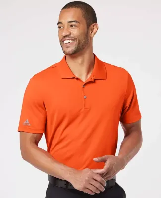 Adidas Golf Clothing A230 Performance Sport Polo Orange