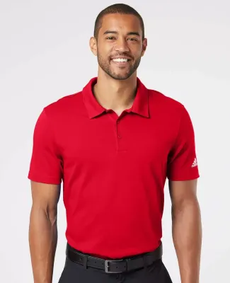 Adidas Golf Clothing A322 Cotton Blend Sport Shirt Power Red