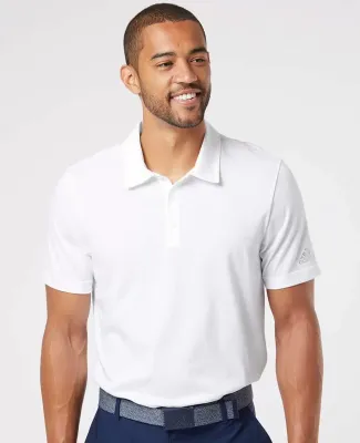 Adidas Golf Clothing A322 Cotton Blend Sport Shirt White