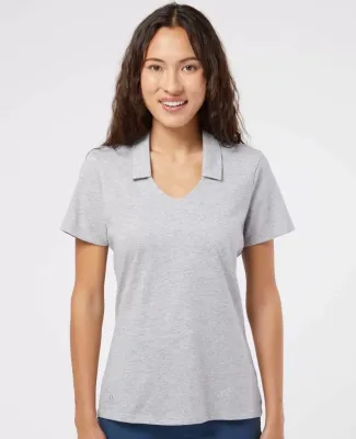 Adidas Golf Clothing A323 Women's Cotton Blend Spo Medium Grey Heather