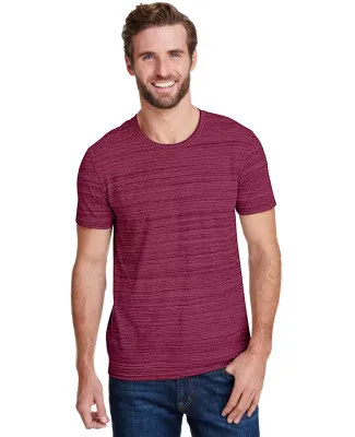 Anvil 6750ID Streak Tee in Id maroon